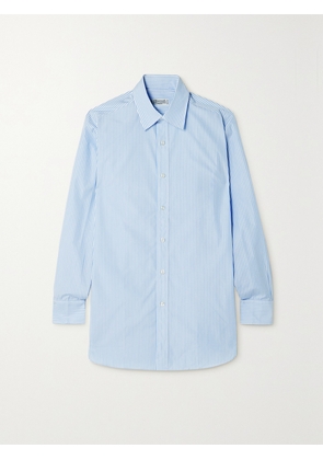 Charvet - Striped Cotton-poplin Shirt - Blue - x small,small,medium,large