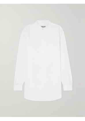Charvet - Cotton-poplin And Piqué Shirt - White - x small,small,medium,large
