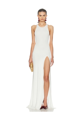 Helsa Charlene Gown in Cream. Size L. Also in M, XL.
