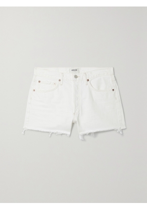 AGOLDE - Parker Vintage Cutoff Organic Denim Shorts - White - 24,25,26,27,28,29,30,31,32
