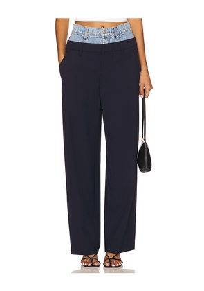 SIMKHAI Ophelia Pant in Navy. Size 0. Also in 4, 8.