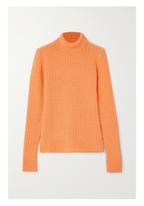 GAUGE81 - Cairns Cable-knit Cashmere Turtleneck Sweater - Orange - x small,small,medium,large