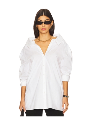 Ivy Oak Emory Top in White. Size 34. Also in 36, 38, 40.