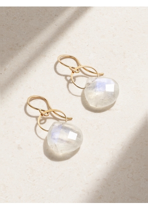Melissa Joy Manning - 14-karat Gold Moonstone Earrings - One size