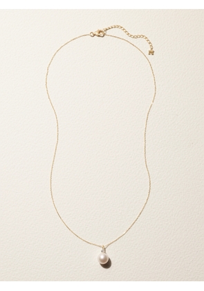 Mateo - 14-karat Gold, Pearl And Diamond Necklace - One size