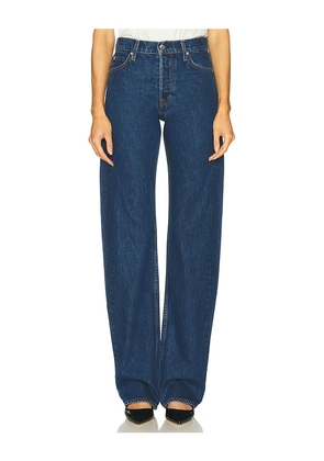 GRLFRND Beck Slim Curve in Blue. Size 23. Also in 25, 24, 26, 27, 28, 29, 30, 31.