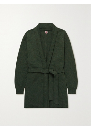 THE ROW KIDS - Huey Belted Cashmere Cardigan - Green - 8 years,6 years,4 years,10 years