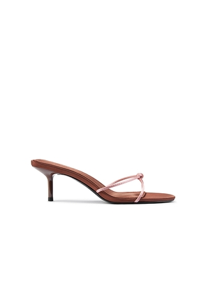 FEMME LA x REVOLVE Maeve Slipper in Pink,Brown. Size 10. Also in 6, 5, 7, 8, 9.