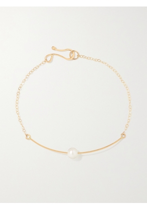 Melissa Joy Manning - 14-karat Recycled Gold Pearl Bracelet - One size