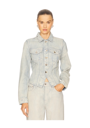 GRLFRND Louise Jacket in Blue. Size L. Also in S, XXS, XS, M, XL.