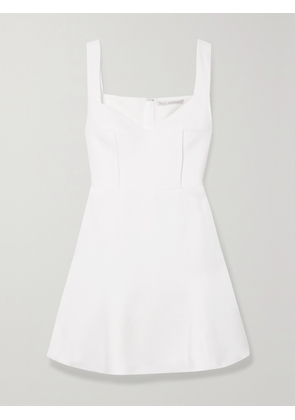 Emilia Wickstead - Easter Wool-crepe Mini Dress - White - UK 6,UK 8,UK 10,UK 12,UK 14