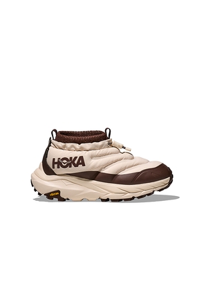 HOKA x Halfdays Kaha 2 Frost Moc GTX Sneaker in Beige. Size 10. Also in 6, 6.5, 7, 7.5, 8, 8.5, 9.