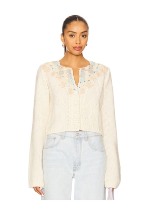 Free People Pixie Cardi in Ivory. Size L. Also in S, XS, M.