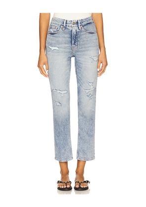 Good American Good Icon Straight Ankle Jeans in Blue. Size 10. Also in 12, 14, 16, 18, 2, 20, 22, 24, 4, 6, 8.