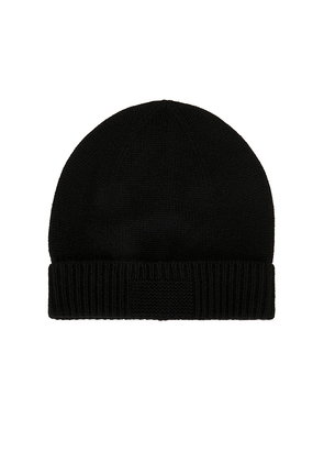 Guest In Residence Rib Cuff Beanie in Black.