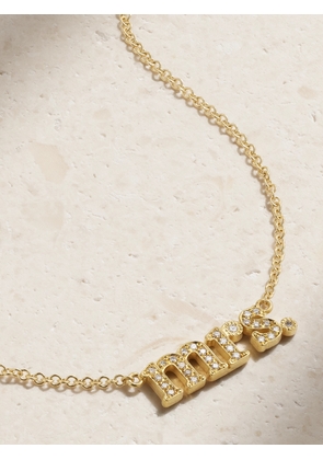 Jennifer Meyer - Mrs 18-karat Gold Diamond Necklace - One size