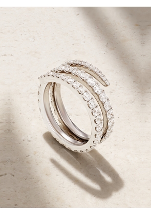 Anita Ko - Coil 18-karat White Gold Diamond Ring - 5,6,7,8