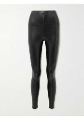 Commando - Faux Stretch-leather Leggings - Black - x small,small,medium,large,x large