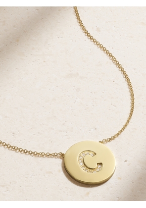 Jennifer Meyer - Initial 18-karat Gold Diamond Necklace - A,B,C,D,E,F,G,H,I,J,K,L,M,N,O,P,Q,R,S,T,U,V,W,X,Y