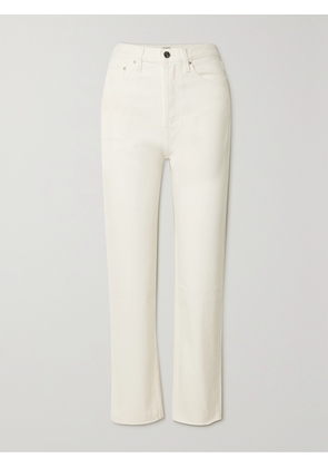TOTEME - + Net Sustain Classic Cut High-rise Straight-leg Organic Jeans - Off-white - 24,25,26,27,28,29,30,31