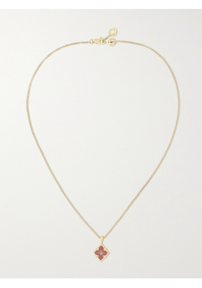 Buccellati - Opera Tulle 18-karat Gold And Enamel Necklace - One size