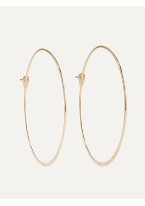 Melissa Joy Manning - 14-karat Gold Hoop Earrings - One size