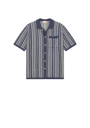 Faherty Sweater Shirt in Blue. Size L. Also in S.