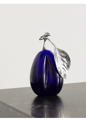 Buccellati - Plum Sterling Silver And Glass Table Marker - One size