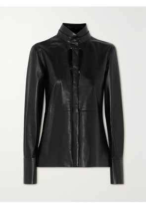Givenchy - Cutout Leather Blouse - Black - FR 34,FR 36,FR 38,FR 40