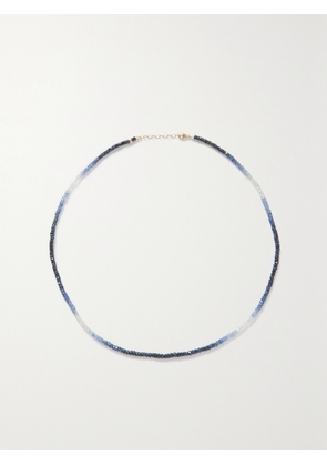 JIA JIA - Gold Sapphire Necklace - Blue - One size