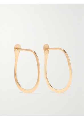 Melissa Joy Manning - Teardrop 14-karat Gold Hoop Earrings - One size