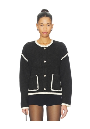 John & Jenn by Line Rene Cardigan in Charcoal. Size L. Also in S, XS, M, XL.