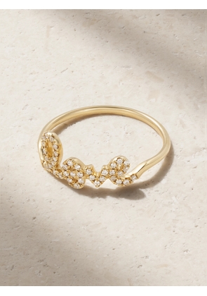 Sydney Evan - Love 14-karat Gold Diamond Ring - 5,6,7
