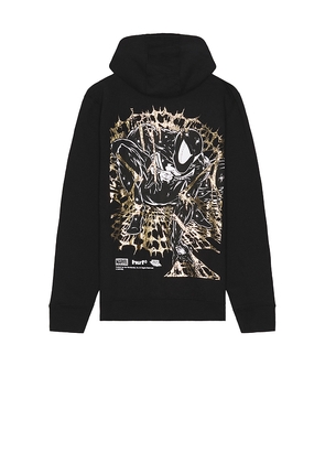HUF x Spider-Man Arachknight Full Zip Hoodie in Black. Size M. Also in S.