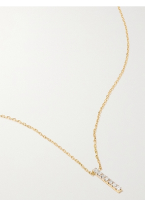 Mateo - La Barre 14-karat Gold Diamond Necklace - One size