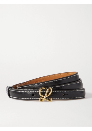 LOEWE - L Buckle Leather Belt - Black - 65,70,75,80,85,90,95,100,105,110,115