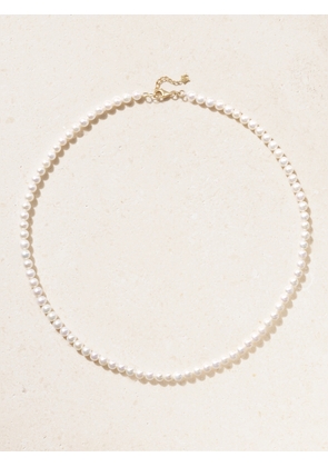 Mateo - 14-karat Gold Pearl Choker - One size