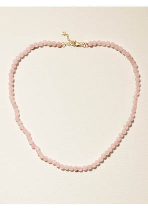 Mateo - 14-karat Gold Quartz Necklace - One size