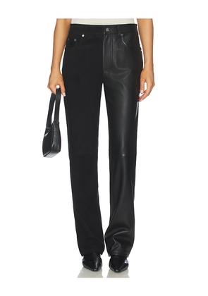 Helmut Lang Bisected Pant in Black. Size 10. Also in 4, 8.