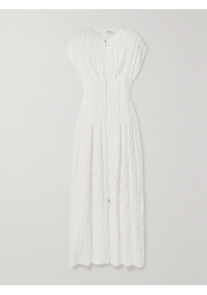 The Row - Tamy Cloqué Maxi Dress - Off-white - x small,small,medium,large