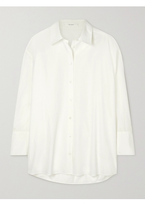 The Row - Lulu Cotton-poplin Shirt - White - x small,small,medium,large,x large