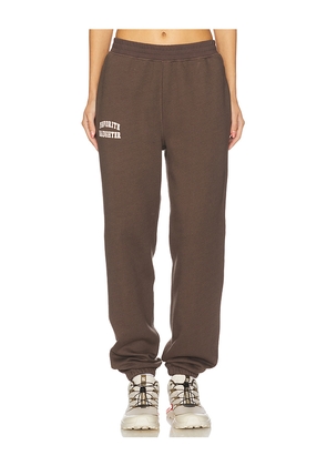 Favorite Daughter Collegiate Jogger in Brown. Size M. Also in XS, S, XL.