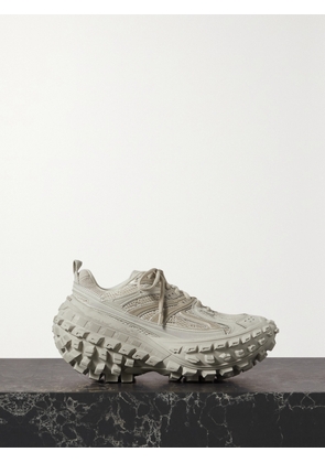 Balenciaga - Bouncer Mesh And Rubber Platform Sneakers - Neutrals - IT35,IT36,IT37,IT38,IT39,IT40,IT41,IT42