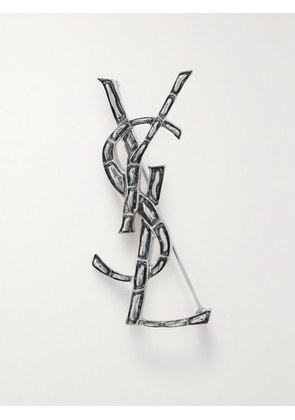 SAINT LAURENT - Silver-tone Brooch - One size