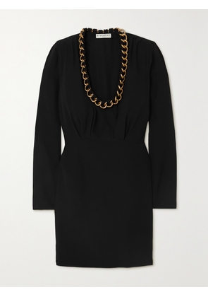 Givenchy - Chain-embellished Crepe Mini Dress - Black - FR 34,FR 36,FR 38,FR 40,FR 42,FR 44