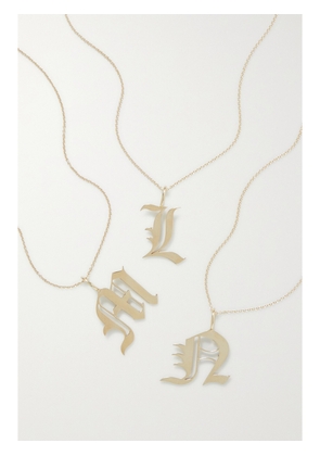 THE M JEWELERS - The Old English 10-karat Gold Necklace - A,B,C,D,E,F,G,H,I,J,K,L,M,N,O,P,Q,R,S,T,U,V,W,X,Y,Z