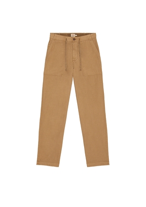 Faherty Dune Utility Pant in Brown. Size L. Also in S, M, XL/1X.