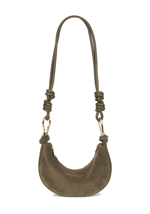 SIMKHAI Avery Crossbody Bag in Olive.