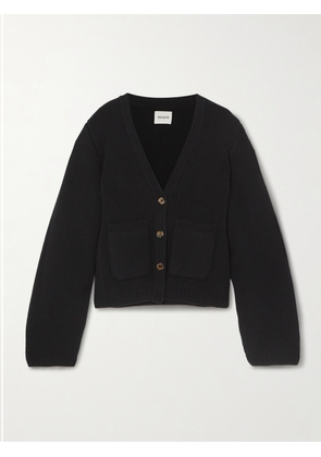 KHAITE - Scarlet Cashmere-blend Cardigan - Black - x small,small,medium,large,x large