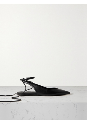 The Attico - Venus Leather Point-toe Flats - Black - IT35,IT36,IT36.5,IT37,IT37.5,IT38,IT38.5,IT39,IT39.5,IT40,IT40.5,IT41